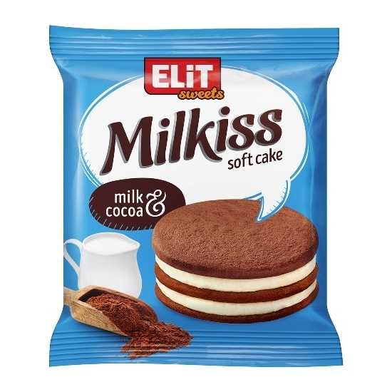 Kakaový koláčik s mliečnou plnkou Milkiss