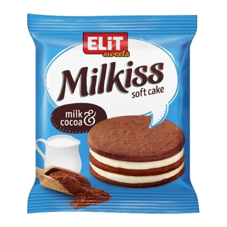 Kakaový koláčik s mliečnou plnkou Milkiss