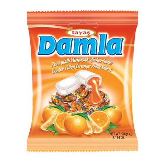 Pomarančové cukríky Damla