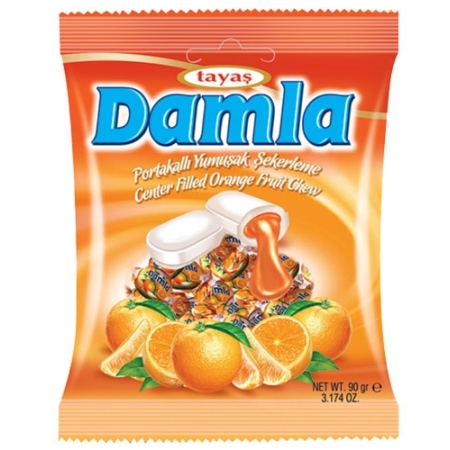 Pomarančové cukríky Damla