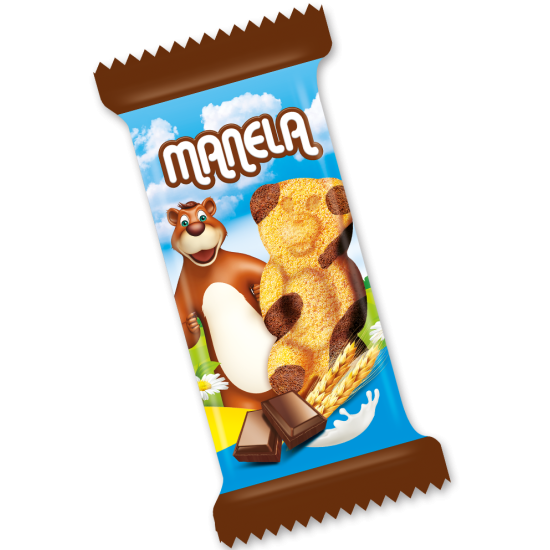 Medvedík Manela piškótový s kakaovou náplňou
