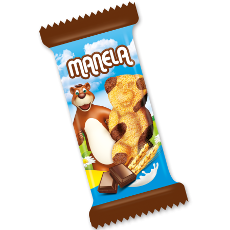 Medvedík Manela piškótový s kakaovou náplňou