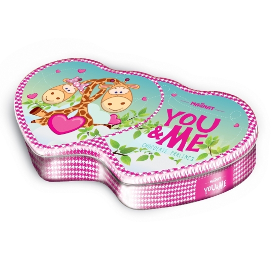 Dez. Plech You & Me žirafky, opice MIX