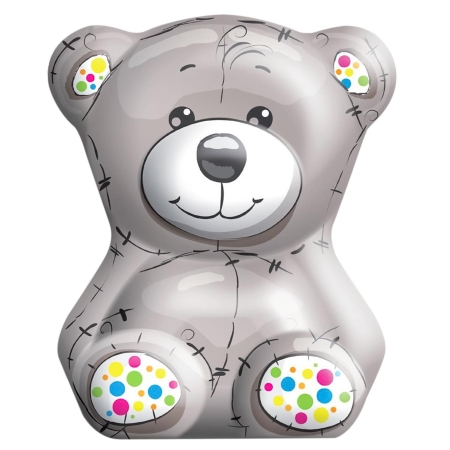 Plechová bonboniera Sweet Teddy Bear sivá