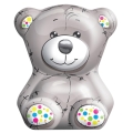 Plechová bonboniera Sweet Teddy Bear sivá