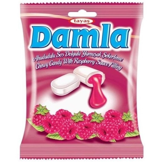 Malinové cukríky Damla