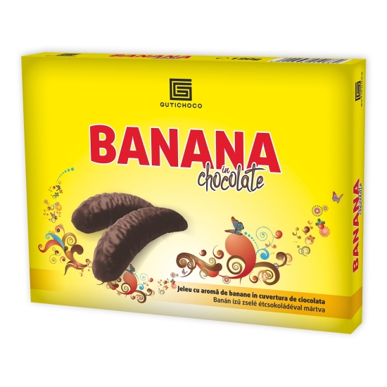 Želé banánky v čokoláde
