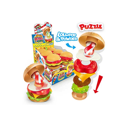 Big Burger lízatko s kyslým práškom