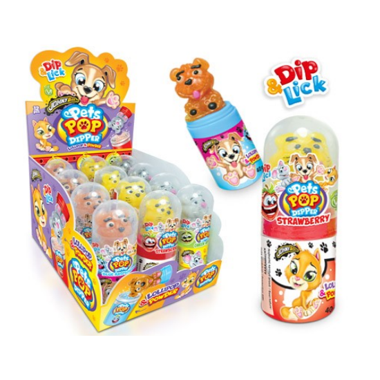 Lízanka ovocná ZOO 3D spráškom
