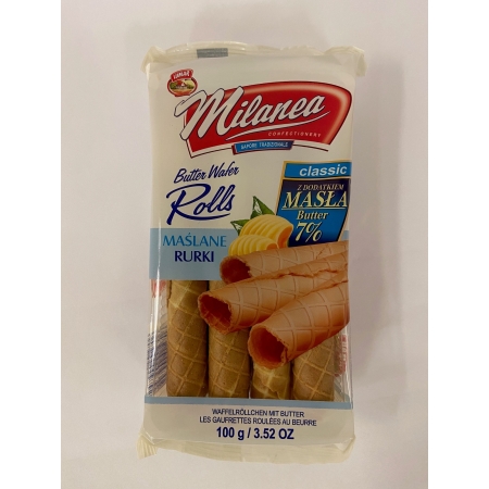 Chrumkavé trubičky s maslom
