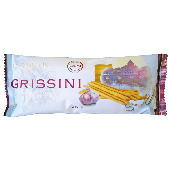 Grissini talianske tyčinky cesnakové