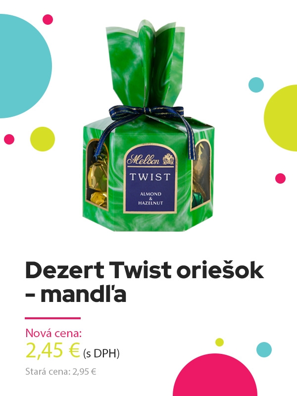Akciová cena - Oriešková bonboniera Twist